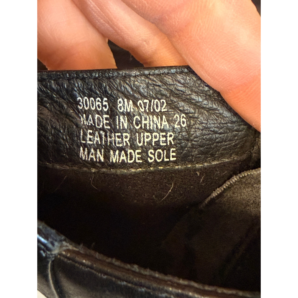 Clarks Women's Black Leather Harness Ankle Boots Silver Buckle Strap Sz 8 - Picture 8 of 8